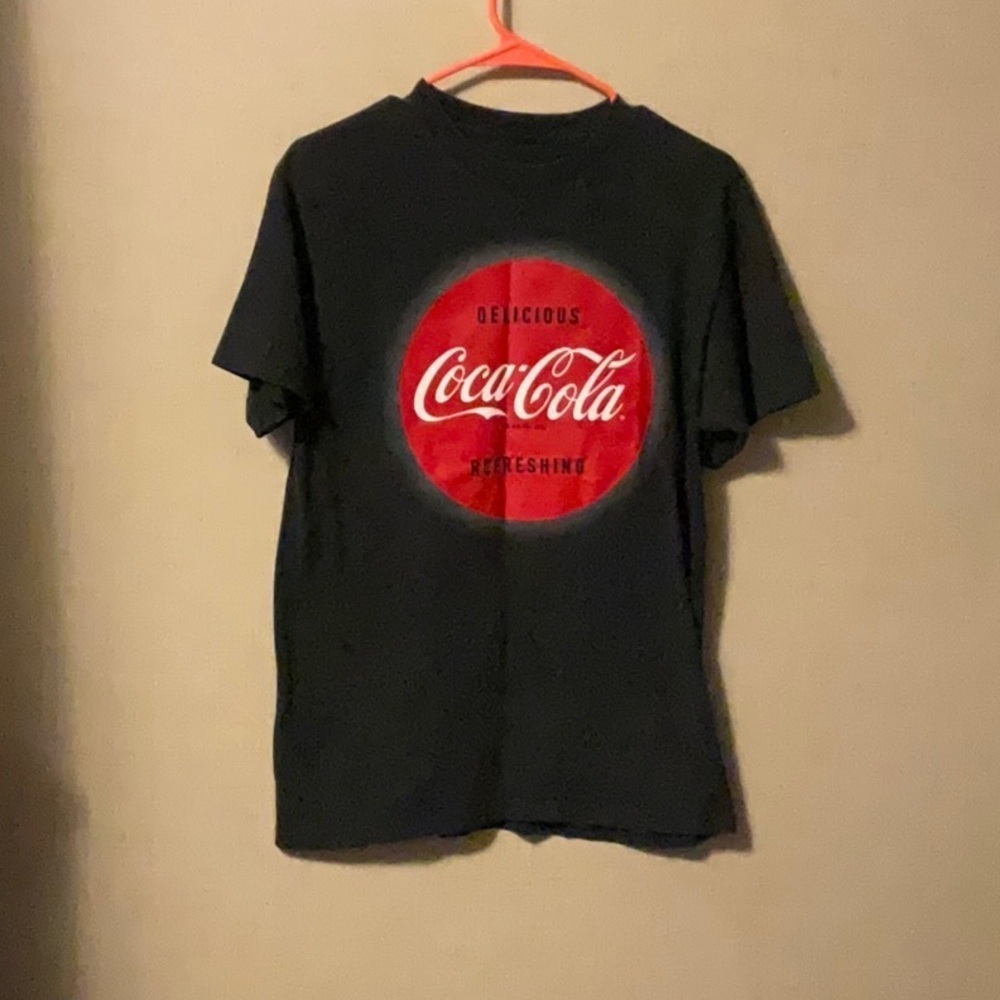 Coca Cola Black and Red Short Sleeve Tee